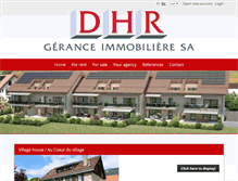 Tablet Screenshot of dhr.ch